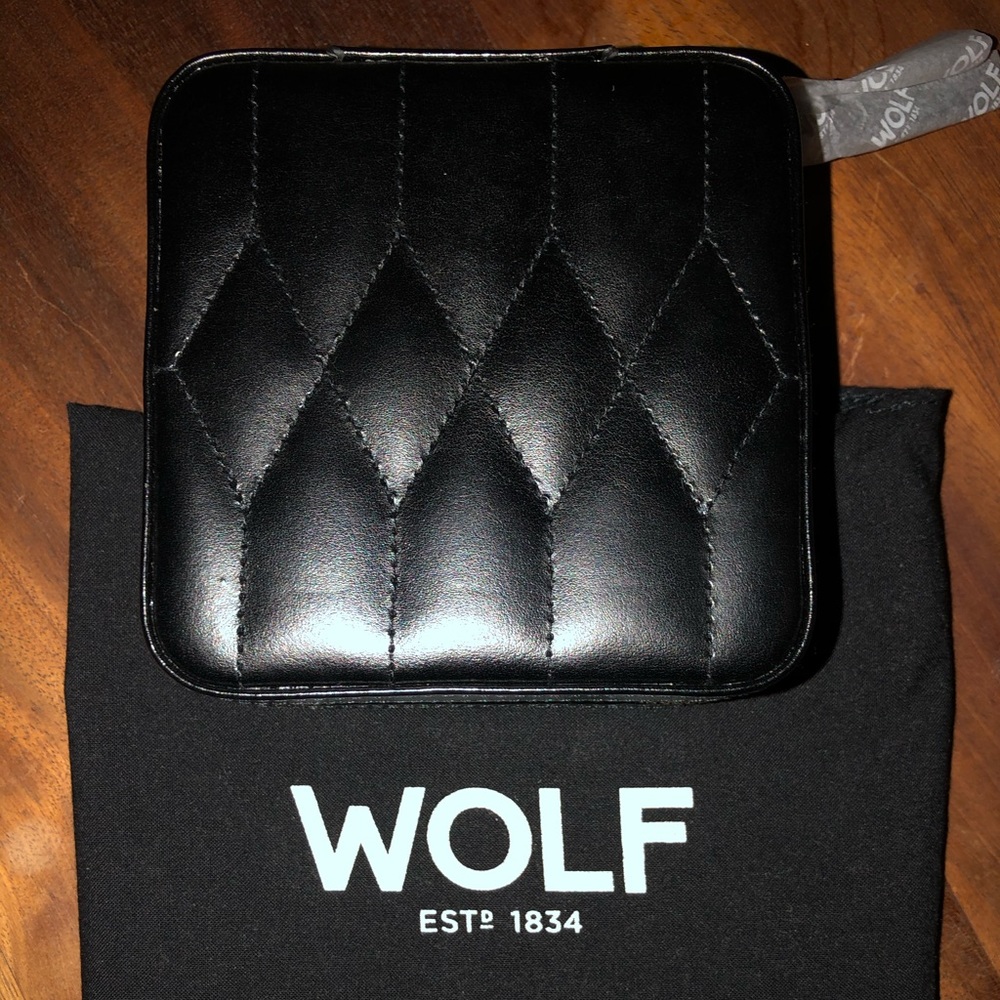 WOLF ‘Caroline’ Travel Jewelry Case